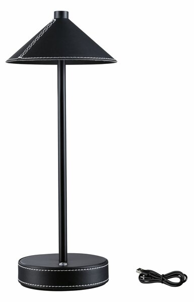 PAULMANN Mobilní stolní lampa Pellini CCT 2W černá mat