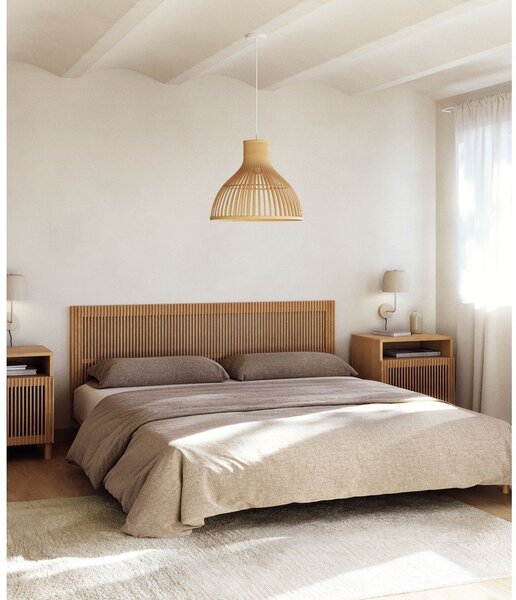 Čelo postele z jasanového dřeva v přírodní barvě 195x70 cm Beyla – Kave Home