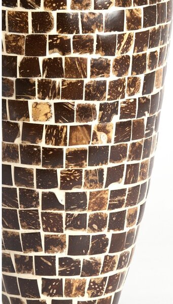 Hnědá bambusová váza (výška 40 cm) Tudela – Light & Living
