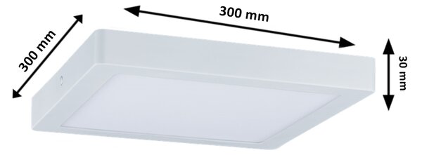 Paulmann 70900 Abia, stropní LED svítidlo, 22W 2700K, bílá, 30x30cm