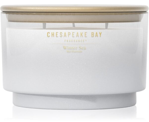 Chesapeake Bay Fragrance Winter Sea vonná svíčka s víkem 411 g