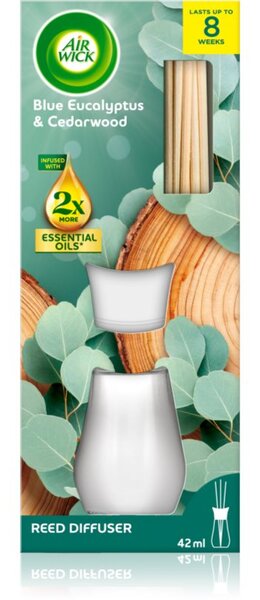 Air Wick Essential Oils Eukalyptus a cedrové dřevo aroma difuzér s náplní 42 ml