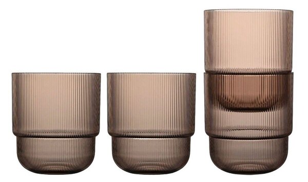 Sklenice z recyklovaného plastu v sadě 4 ks 400 ml Billi – Sagaform