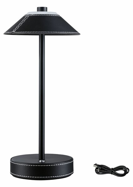 PAULMANN Mobilní stolní lampa Pellini CCT 2W černá/černá mat