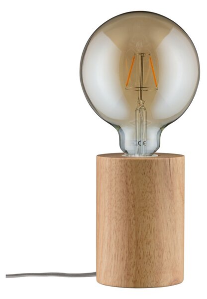 Paulmann 79640 Talin, stolní lampa ze dřeva, 1x20W E27, výška 13cm