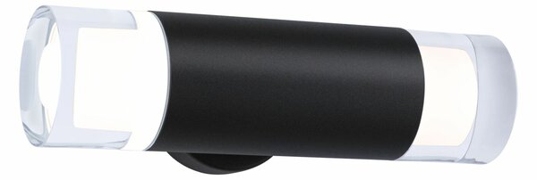 PAULMANN Selection Bathroom nástěnné svítidlo Kame IP44 3000K 230V 2x4W černá