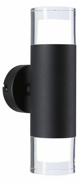 PAULMANN Selection Bathroom nástěnné svítidlo Kame IP44 3000K 230V 2x4W černá
