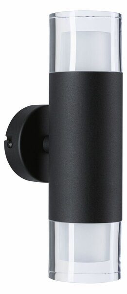 PAULMANN Selection Bathroom nástěnné svítidlo Kame IP44 3000K 230V 2x4W černá