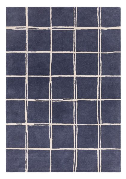 Modrý ručně tkaný vlněný koberec 160x230 cm – Asiatic Carpets