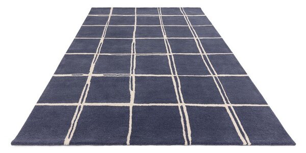 Modrý ručně tkaný vlněný koberec 160x230 cm – Asiatic Carpets