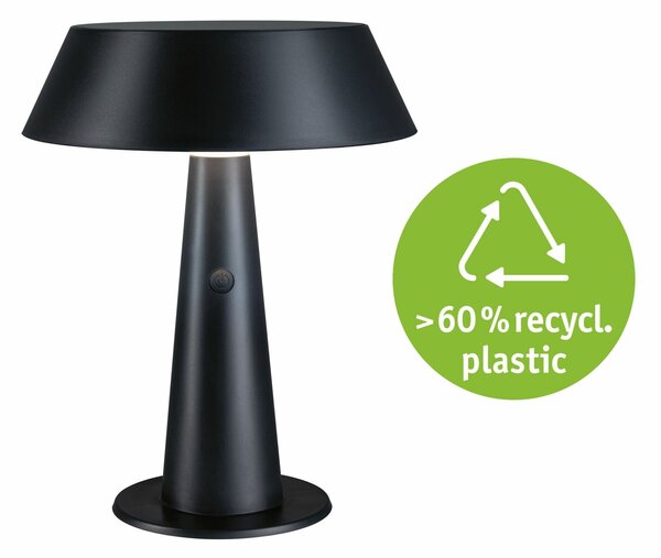 PAULMANN Solární LED stolní lampa Soala 2700K 2,1W antracit