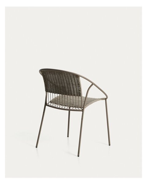 Taupe zahradní židle Atrani – Kave Home