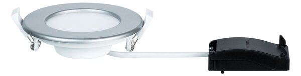 Paulmann 92070 Quality Line Panel IP44, 6W LED, 4000K, matný chrom, prům. 11,5cm