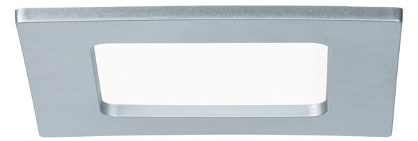 Paulmann 92076 Quality Line Panel IP44, 6W LED, 4000K, matný chrom, 11,5x11,5cm