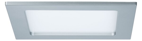 Paulmann 92080 Quality Line Panel IP44, 12W LED, 2700K, matný chrom, 17x17cm