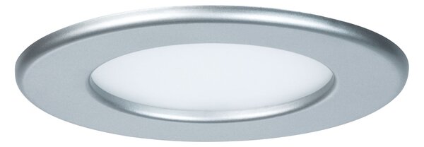 Paulmann 92070 Quality Line Panel IP44, 6W LED, 4000K, matný chrom, prům. 11,5cm