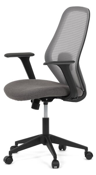 Vikio Židle kancelářská látka šedá houpací mechanismus AKZ126S