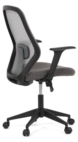 Vikio Židle kancelářská látka šedá houpací mechanismus AKZ126S