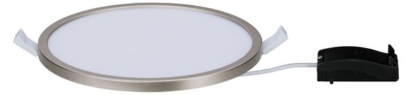 Paulmann 92935 Areo, niklové polozapuštěné svítidlo, 12W LED 3000K stmívatelné, prům. 18cm, IP44