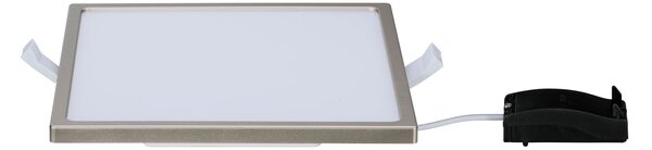 Paulmann 92939 Areo, niklové polozapuštěné svítidlo, 12W LED 3000K stmívatelné, 18x18cm, IP44