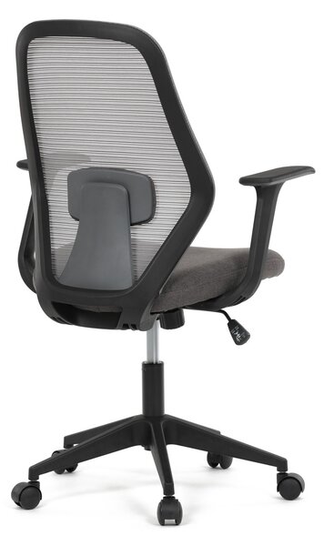 Vikio Židle kancelářská látka šedá houpací mechanismus AKZ126S