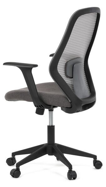 Vikio Židle kancelářská látka šedá houpací mechanismus AKZ126S