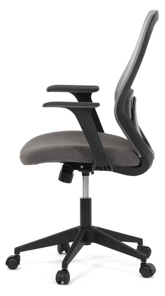 Vikio Židle kancelářská látka šedá houpací mechanismus AKZ126S