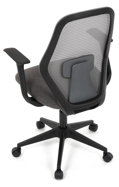 Vikio Židle kancelářská látka šedá houpací mechanismus AKZ126S