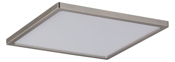 Paulmann 92939 Areo, niklové polozapuštěné svítidlo, 12W LED 3000K stmívatelné, 18x18cm, IP44
