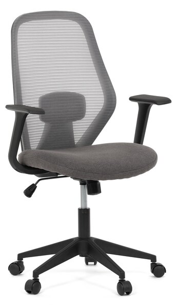 Vikio Židle kancelářská látka šedá houpací mechanismus AKZ126S