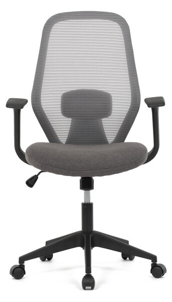 Vikio Židle kancelářská látka šedá houpací mechanismus AKZ126S