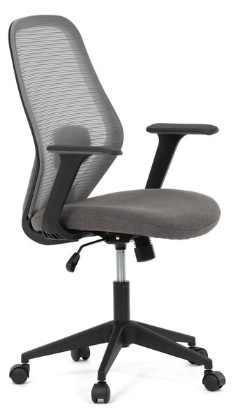 Vikio Židle kancelářská látka šedá houpací mechanismus AKZ126S