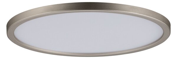 Paulmann 92935 Areo, niklové polozapuštěné svítidlo, 12W LED 3000K stmívatelné, prům. 18cm, IP44