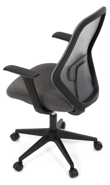 Vikio Židle kancelářská látka šedá houpací mechanismus AKZ126S