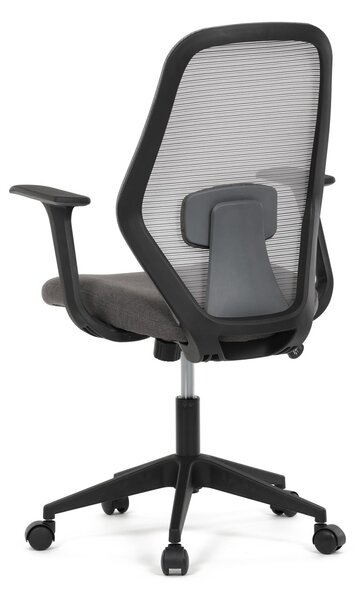 Vikio Židle kancelářská látka šedá houpací mechanismus AKZ126S