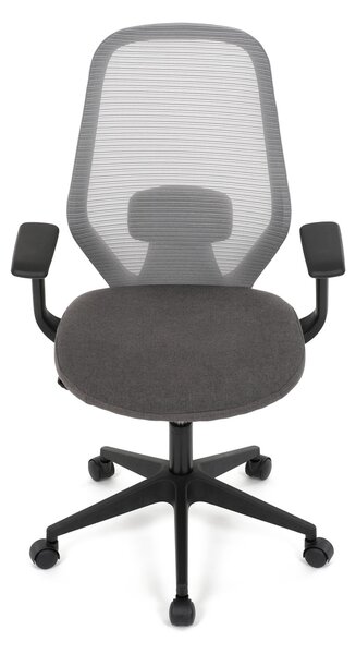 Vikio Židle kancelářská látka šedá houpací mechanismus AKZ126S