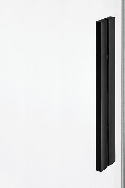 New Trendy Softi Black sprchové dveře 180 cm posuvné černá matný/průhledné sklo EXK-3964