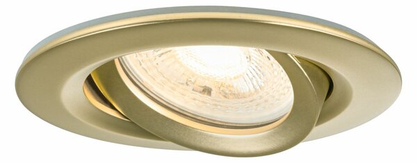 PAULMANN Vestavné svítidlo Nova Plus IP65 kruhové 93mm 30° GU5,3 / GU10 max. 35W 230/12V zlatá mat