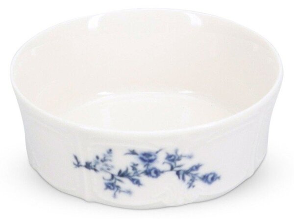 Bílá/modrá porcelánová miska 410 ml Retro – BonBistro