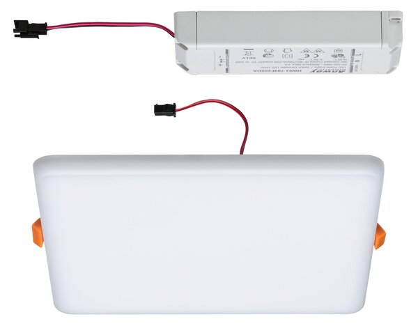 Paulmann 93061 Veluna VariFit, hranaté zápustné svítidlo, 17W LED 3000K, tříkrokové stmívání, 18,5x18,5cm, IP44