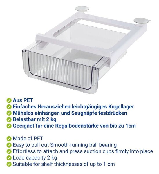 Plastový organizér do lednice 27x24 cm Kira – Wenko
