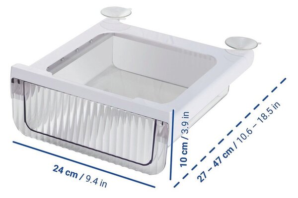 Plastový organizér do lednice 27x24 cm Kira – Wenko