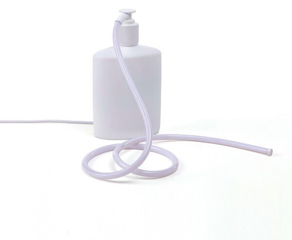 Stolní lampa SELETTI, Daily Glow, Bílá, Obývací pokoj, Plast, Design