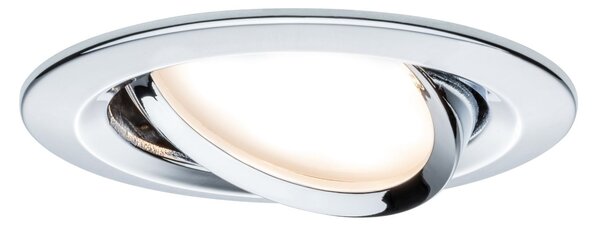 Paulmann 93452 LED Coin Nova round, set kulatých bodovek v chromové úpravě, 3x6W LED 2700K, prům.8,4cm