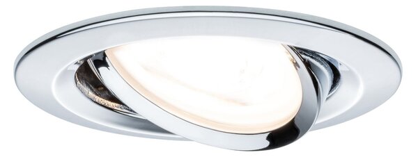 Paulmann 93470 LED Nova round, set kulatých bodovka v úpravě chrom, 3x6,5W LED 2700K GU10, 3 krokové stmívání, prům.8,4cm
