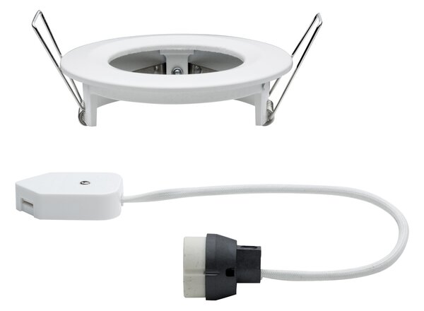 Paulmann 93631 Premium LED Nova, zápustná bodovka 1x max35W GU10, bílá, prům. 7,8cm, IP44