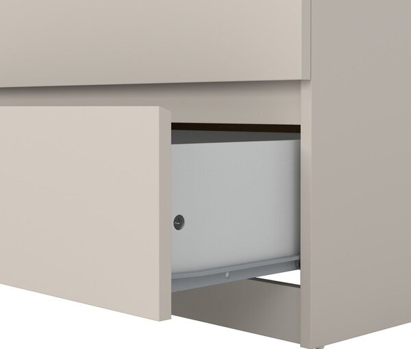 Krémová komoda 154x76x50 cm Naia – Tvilum