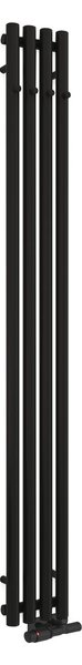Oltens Stang koupelnový radiátor designově 180x20.5 cm černá mat 55012300