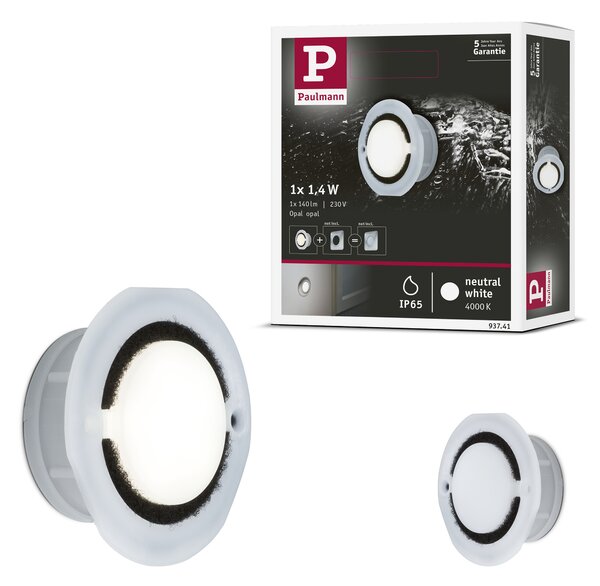 Paulmann 93741 Special Line IP65 Downlight Basic, zápustné svítidlo do krabice KU68, 1x1,4W LED, 4000K, prům. 7,6cm