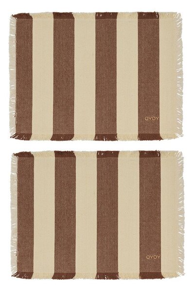 Prostírání v sadě 2 ks z bio bavlny 36x48 cm Toppu – OYOY Living Design